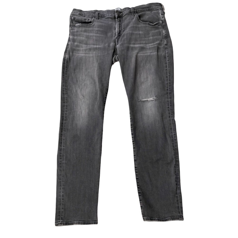 Edwin Lian Skinny Jeans Men’s 36 Gray Stretch Denim Distressed